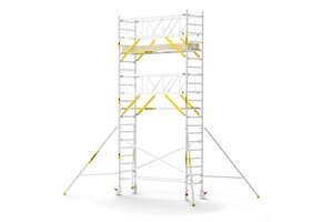 Panthera PRO 90x305 7,2m werkhoogte met dubbele voorloopleuning