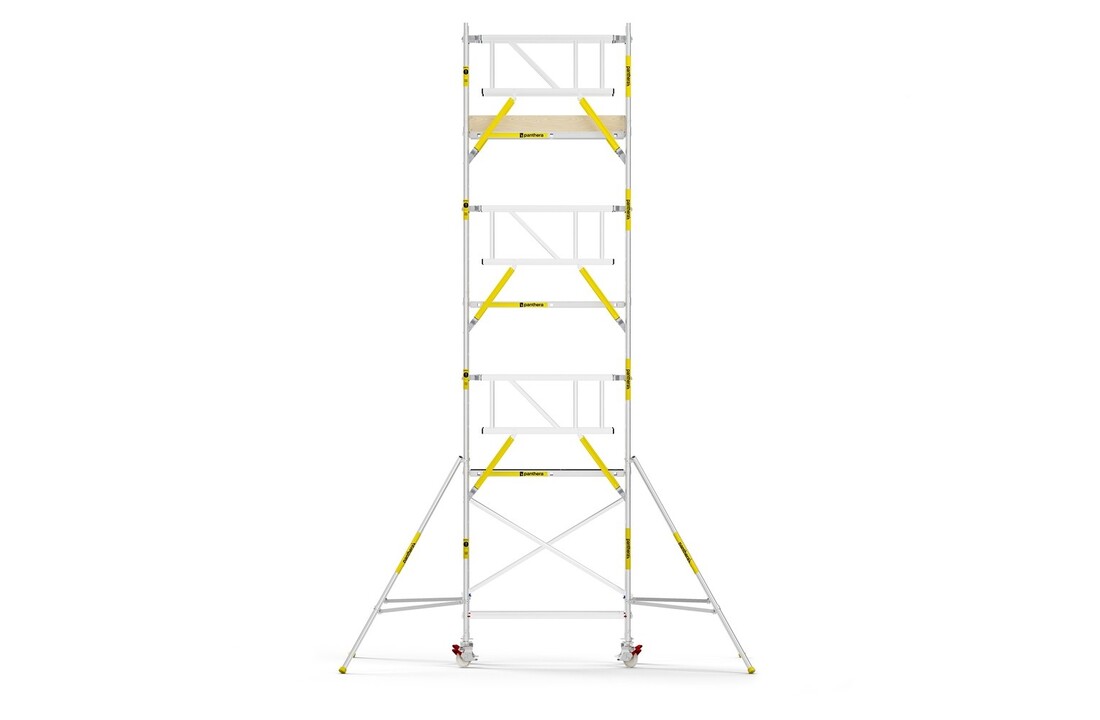 Panthera PRO 90x185 8,2m werkhoogte met dubbele voorloopleuning