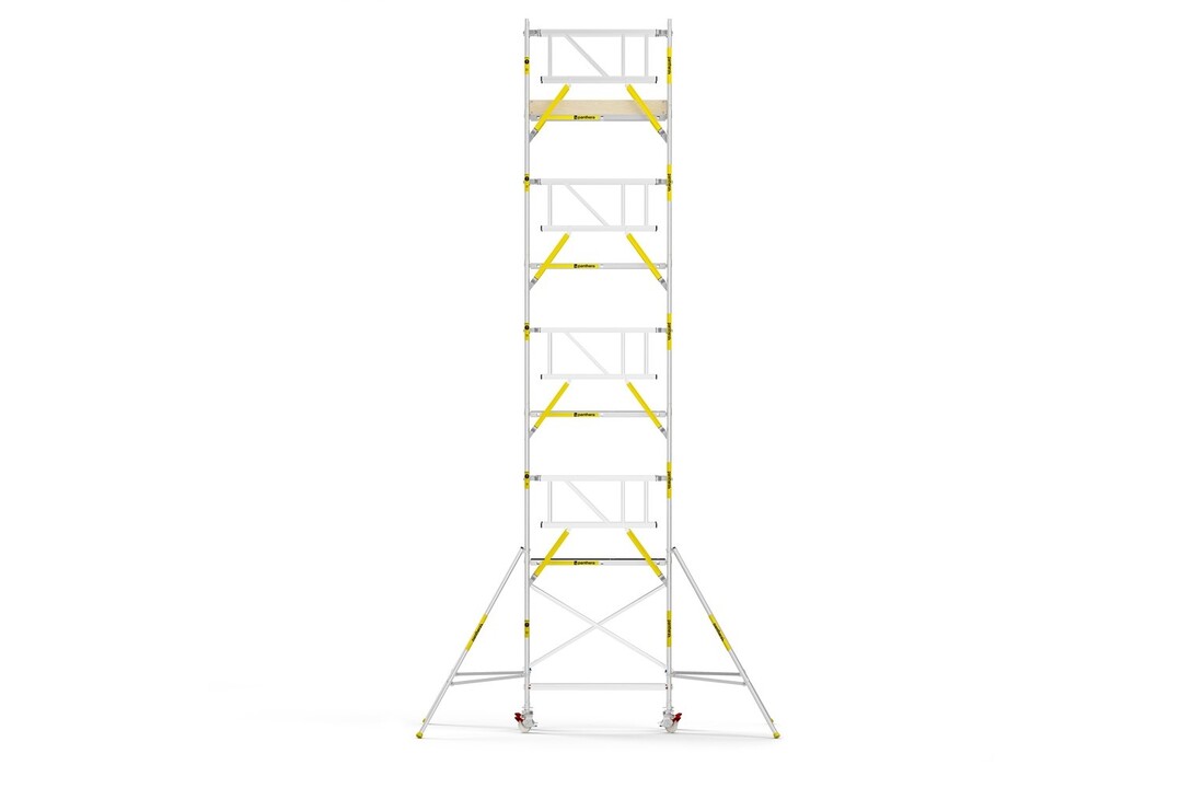 Panthera PRO 90x185 10,2m werkhoogte met dubbele voorloopleuning