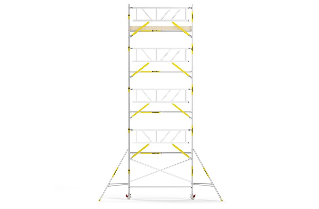 Panthera PRO 90x305 10,2m werkhoogte met dubbele voorloopleuning