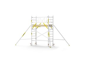 Panthera PRO 90x245 4,2m werkhoogte met dubbele voorloopleuning carbon vloer