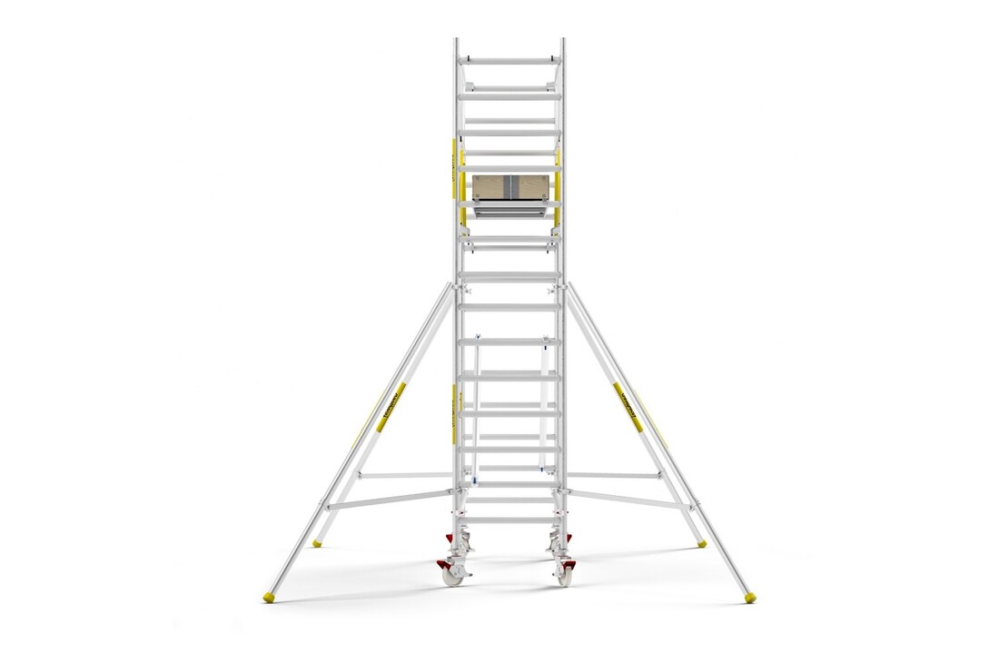Panthera PRO 90x245 5,2m werkhoogte met dubbele voorloopleuning carbon vloer