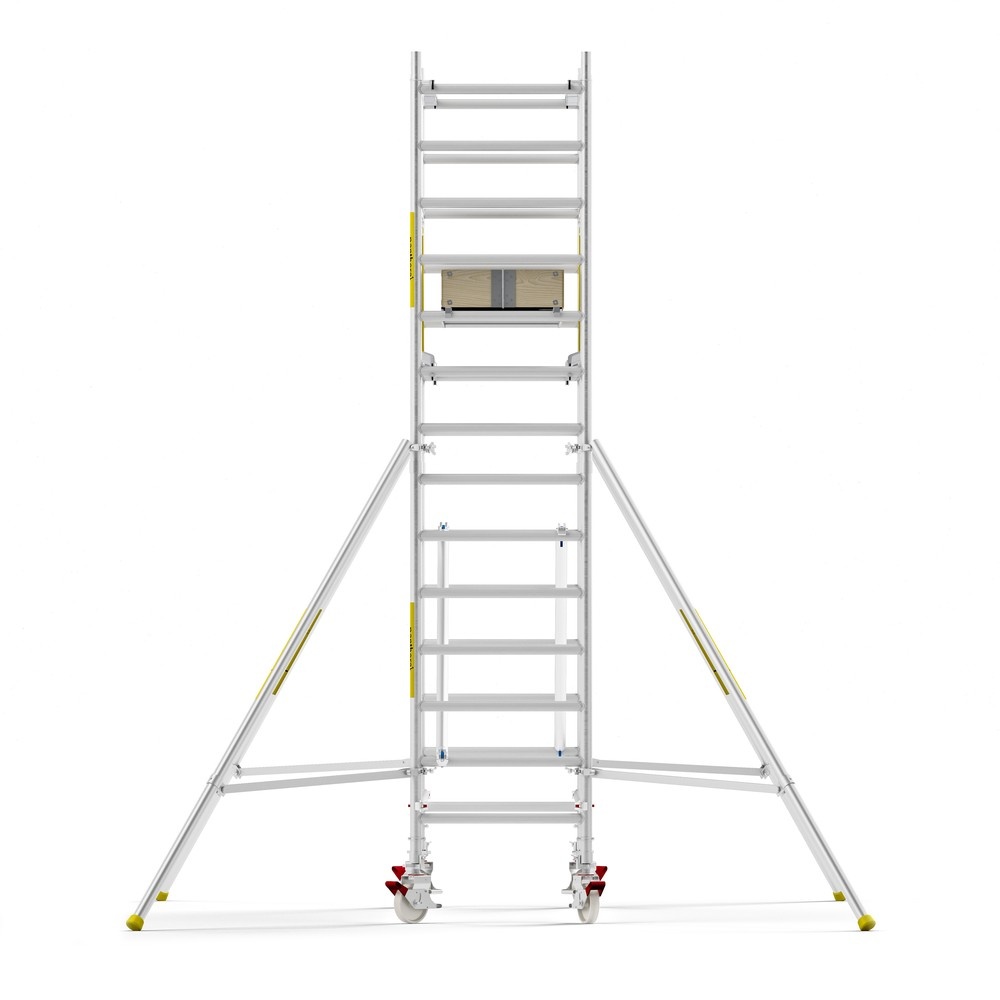 Panthera PRO 90x305 5,2m werkhoogte met dubbele voorloopleuning carbon vloer