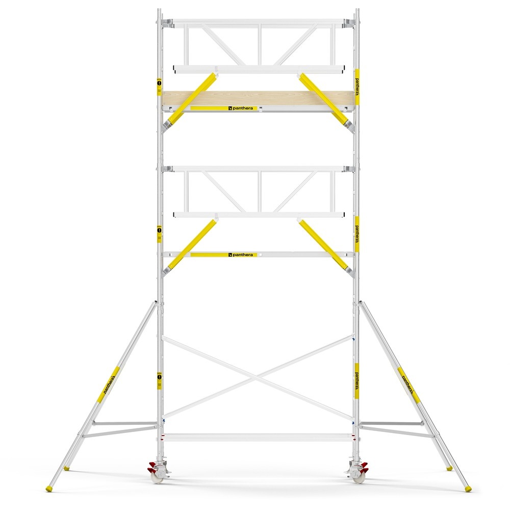 Panthera PRO 90x245 7,2m werkhoogte met dubbele voorloopleuning carbon vloer