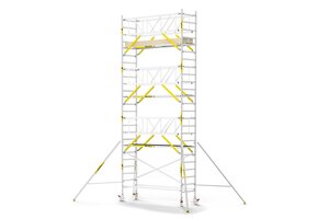 Panthera PRO 90x305 8,2m werkhoogte met dubbele voorloopleuning carbon vloer