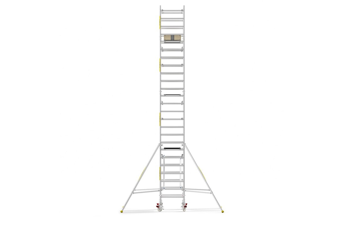 Panthera PRO 90x305 8,2m werkhoogte met dubbele voorloopleuning carbon vloer