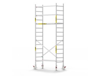 Panthera Basic 75x185 5,2m werkhoogte schoren carbon vloer