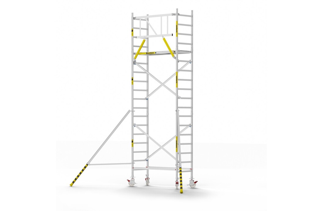 Panthera Basic 75x185 6,2m werkhoogte voorloopleuningen