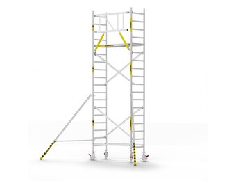 Panthera Basic 75x185 6,2m werkhoogte voorloopleuningen