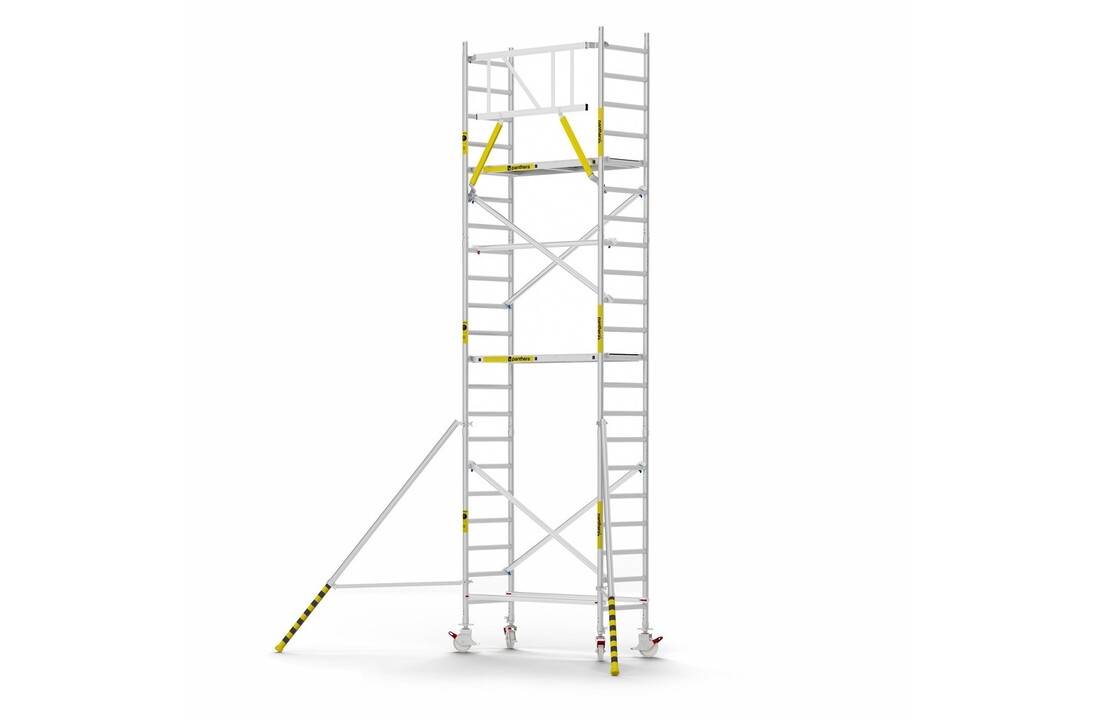 Panthera Basic 75x185 7,2m werkhoogte voorloopleuningen