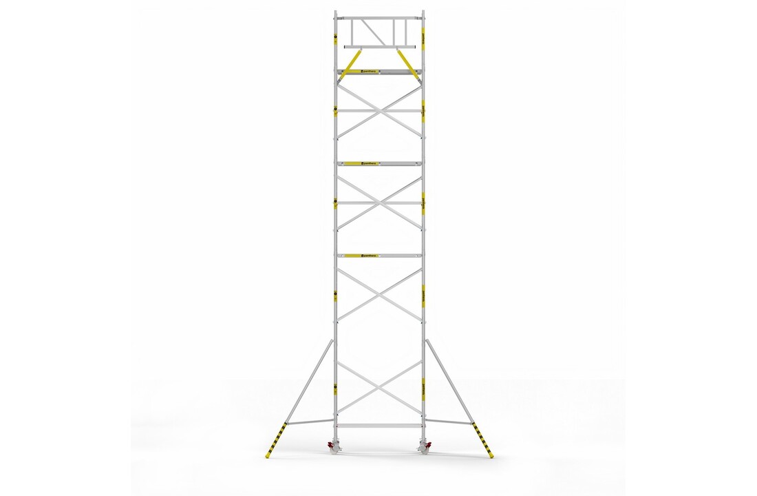 Panthera Basic 75x185 10,2m werkhoogte voorloopleuningen