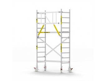 Panthera Basic 75x185 4,2m werkhoogte voorloopleuningen carbon vloer