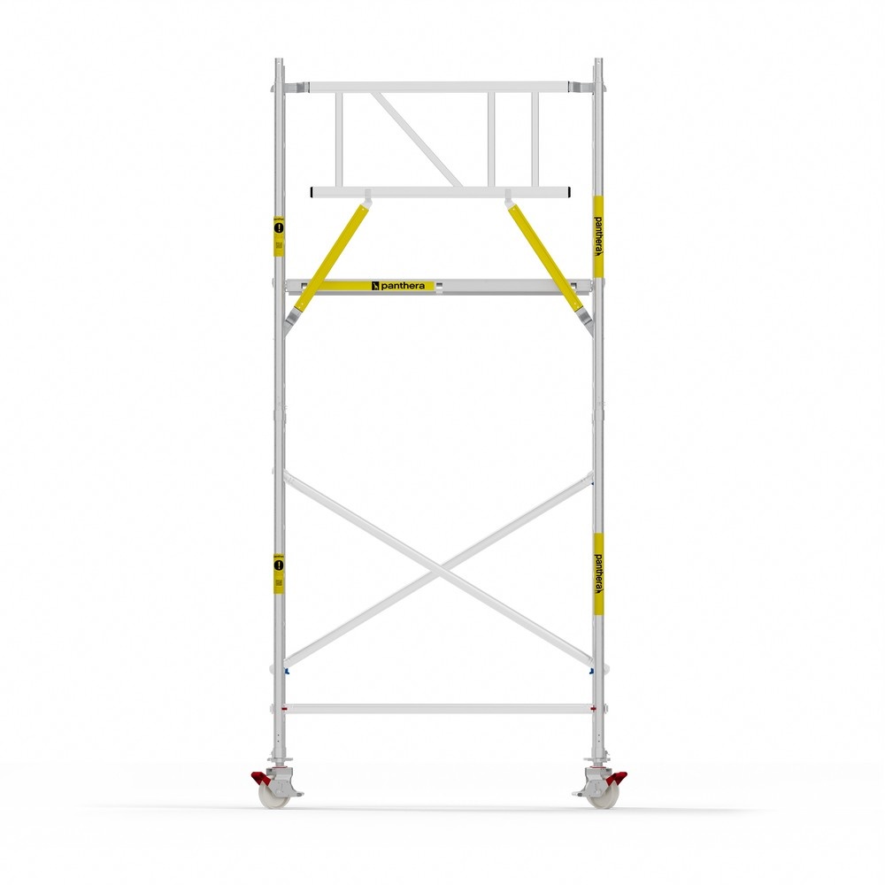 Panthera Basic 75x185 5,2m werkhoogte voorloopleuningen carbon vloer