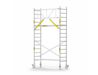 Panthera Basic 75x245 5,2m werkhoogte voorloopleuningen carbon vloer