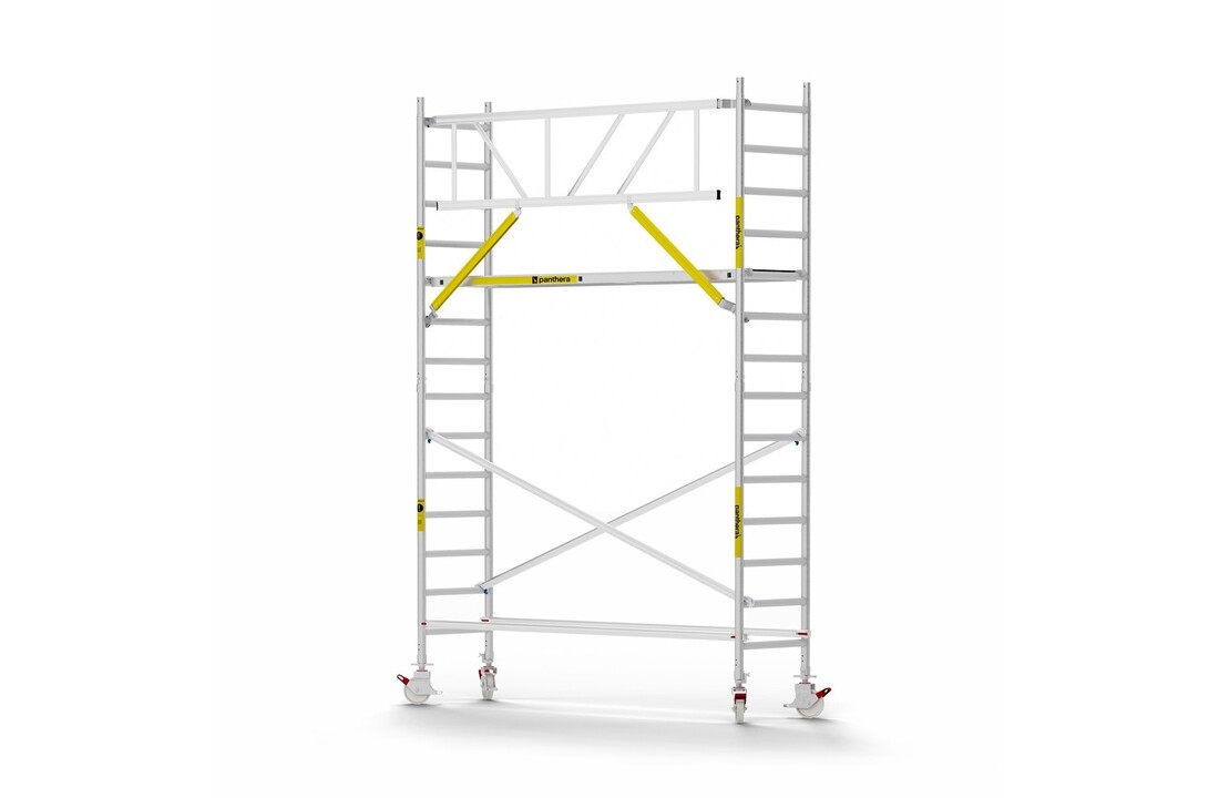 Panthera Basic 75x305 5,2m werkhoogte voorloopleuningen carbon vloer