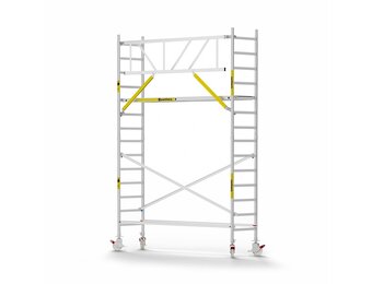 Panthera Basic 75x305 5,2m werkhoogte voorloopleuningen carbon vloer