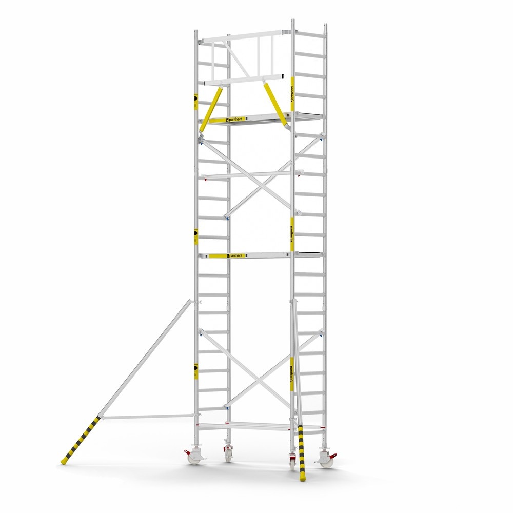 Panthera Basic 75x185 7,2m werkhoogte voorloopleuningen carbon vloer