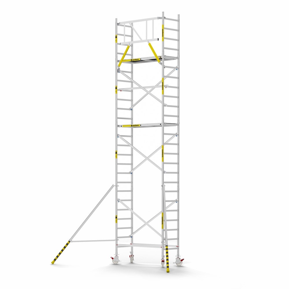 Panthera Basic 75x185 8,2m werkhoogte voorloopleuningen carbon vloer