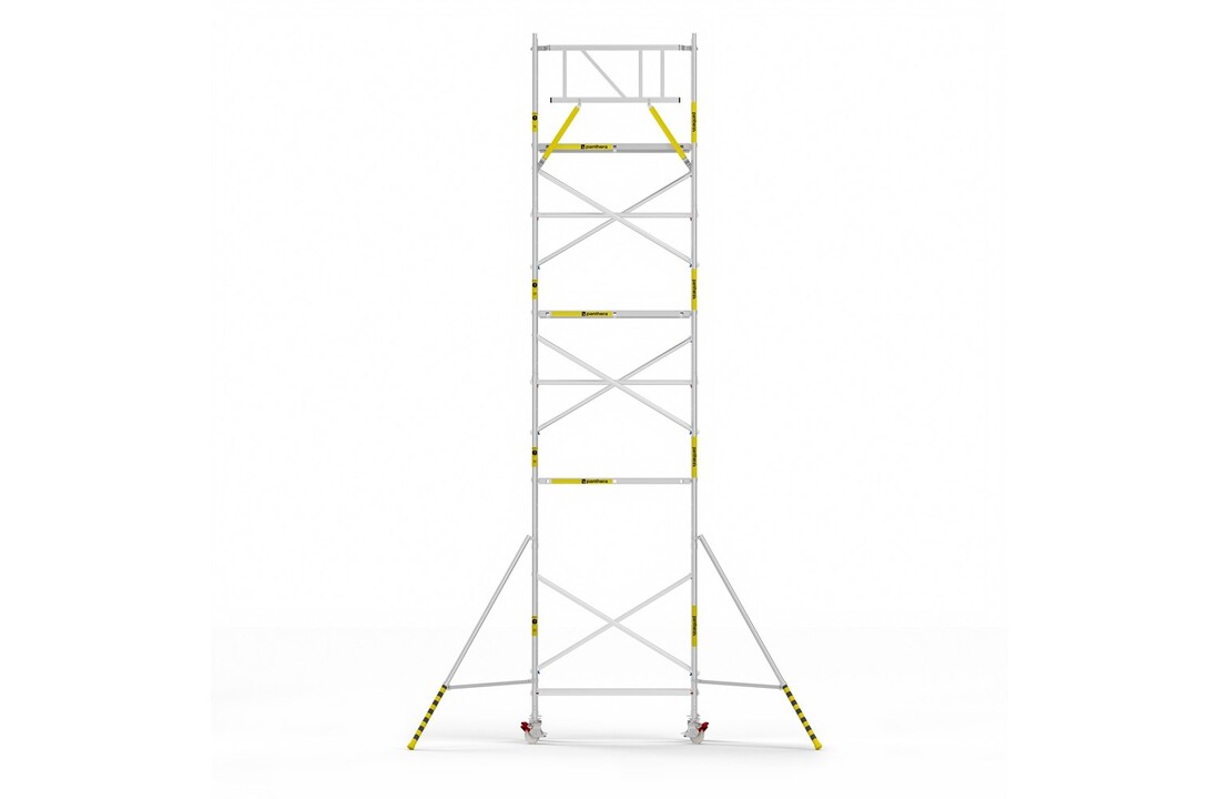 Panthera Basic 75x185 9,2m werkhoogte voorloopleuningen carbon vloer