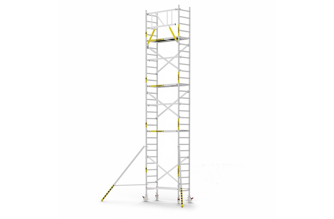 Panthera Basic 75x185 10,2m werkhoogte voorloopleuningen carbon vloer