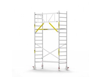 Panthera Basic 90x245 5,2m werkhoogte voorloopleuningen