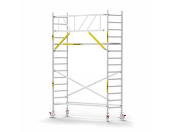 Panthera Basic 90x305 5,2m werkhoogte voorloopleuningen