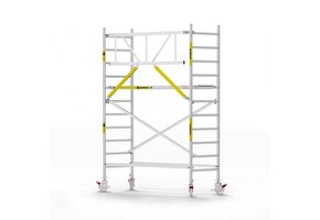 Panthera Basic 90x245 4,2m werkhoogte voorloopleuningen carbon vloer