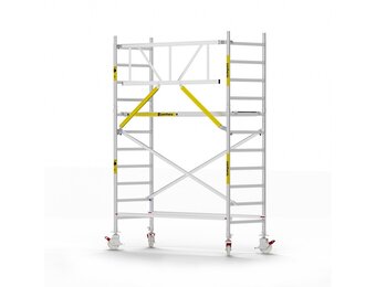 Panthera Basic 90x245 4,2m werkhoogte voorloopleuningen carbon vloer