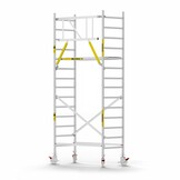 Panthera Basic 90x185 5,2m werkhoogte voorloopleuningen carbon vloer