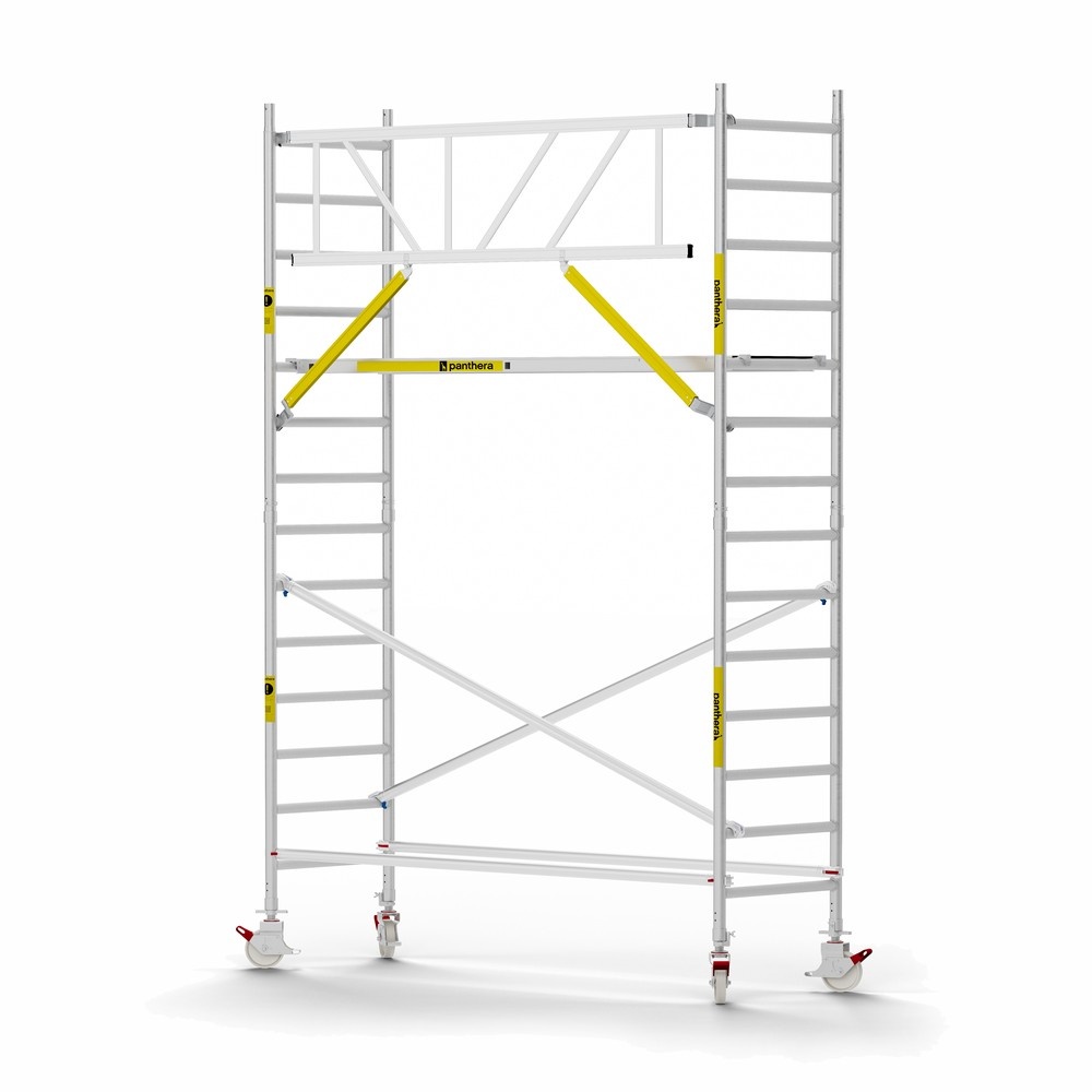 Panthera Basic 90x305 5,2m werkhoogte voorloopleuningen carbon vloer