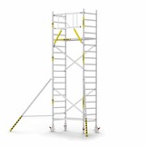 Panthera Basic 90x185 6,2m werkhoogte voorloopleuningen carbon vloer