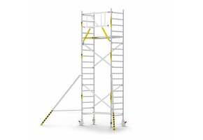 Panthera Basic 90x185 6,2m werkhoogte voorloopleuningen carbon vloer