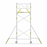 Panthera Basic 90x185 6,2m werkhoogte voorloopleuningen carbon vloer