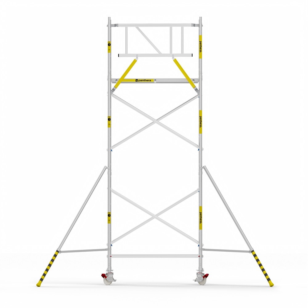 Panthera Basic 90x185 6,2m werkhoogte voorloopleuningen carbon vloer