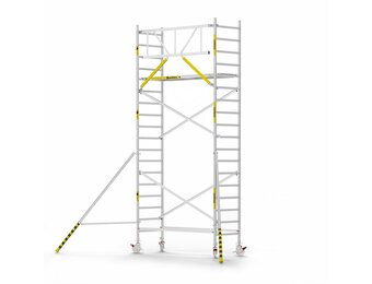 Panthera Basic 90x245 6,2m werkhoogte voorloopleuningen carbon vloer