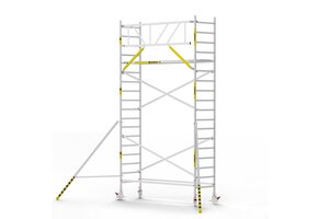 Panthera Basic 90x305 6,2m werkhoogte voorloopleuningen carbon vloer