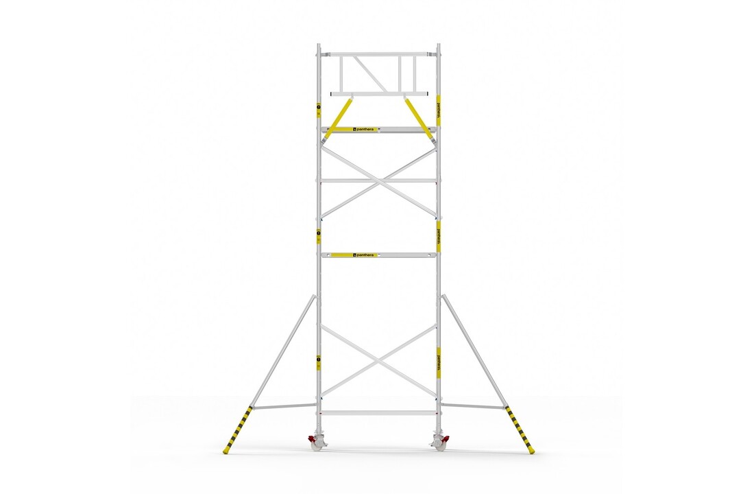 Panthera Basic 90x185 7,2m werkhoogte voorloopleuningen carbon vloer