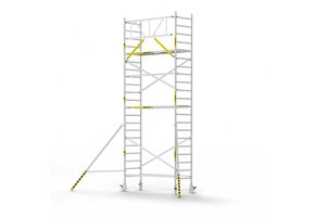 Panthera Basic 90x245 7,2m werkhoogte voorloopleuningen carbon vloer