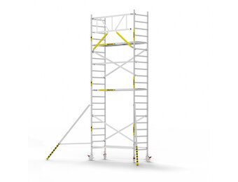 Panthera Basic 90x245 7,2m werkhoogte voorloopleuningen carbon vloer