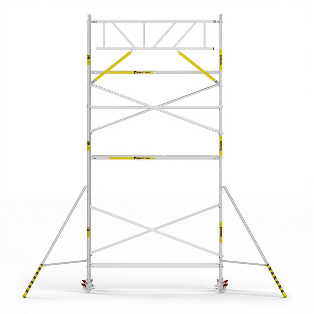 Panthera Basic 90x305 7,2m werkhoogte voorloopleuningen carbon vloer