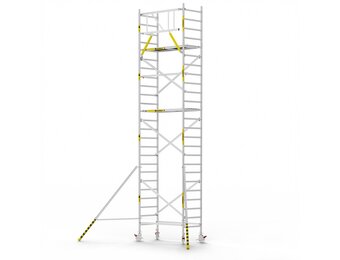 Panthera Basic 90x185 8,2m werkhoogte voorloopleuningen carbon vloer