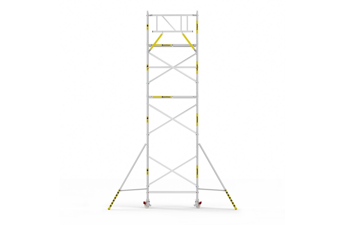 Panthera Basic 90x185 8,2m werkhoogte voorloopleuningen carbon vloer