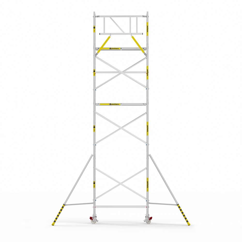 Panthera Basic 90x185 8,2m werkhoogte voorloopleuningen carbon vloer