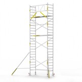 Panthera Basic 90x245 8,2m werkhoogte voorloopleuningen carbon vloer