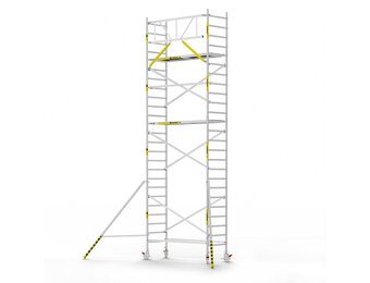 Panthera Basic 90x245 8,2m werkhoogte voorloopleuningen carbon vloer