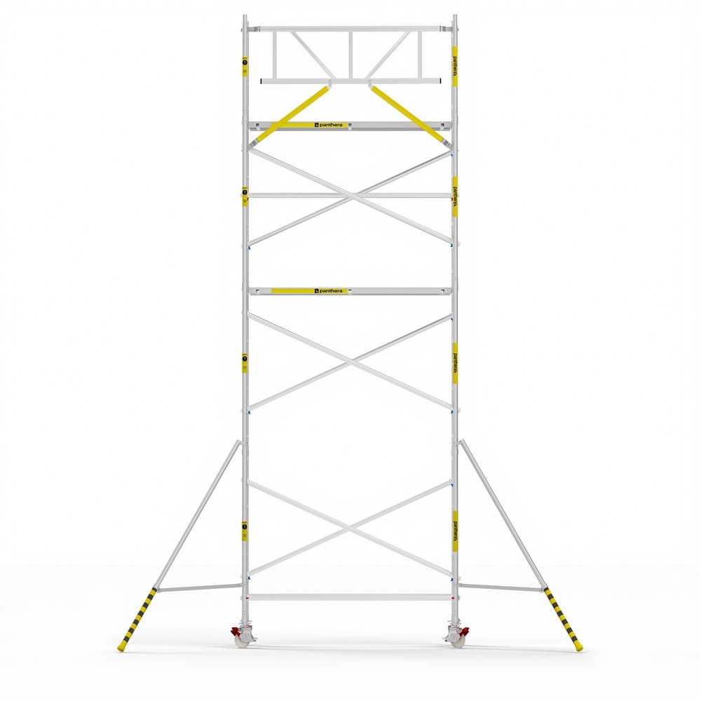 Panthera Basic 90x245 8,2m werkhoogte voorloopleuningen carbon vloer