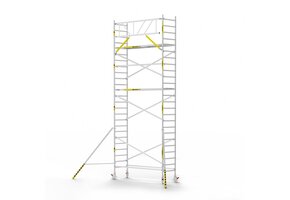 Panthera Basic 90x305 8,2m werkhoogte voorloopleuningen carbon vloer