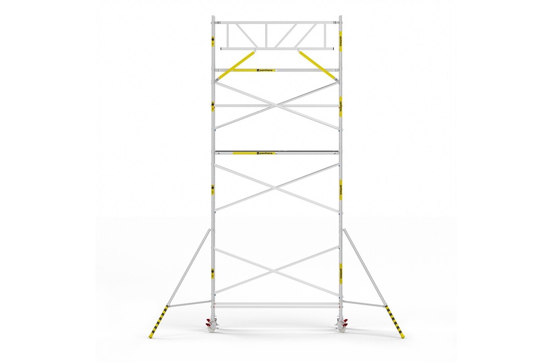 Panthera Basic 90x305 8,2m werkhoogte voorloopleuningen carbon vloer