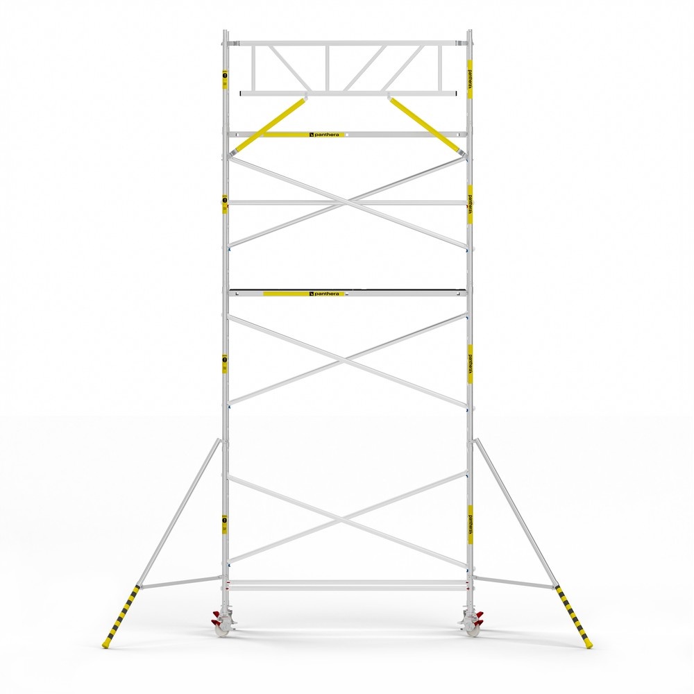 Panthera Basic 90x305 8,2m werkhoogte voorloopleuningen carbon vloer