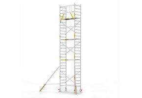 Panthera Basic 90x185 9,2m werkhoogte voorloopleuningen carbon vloer